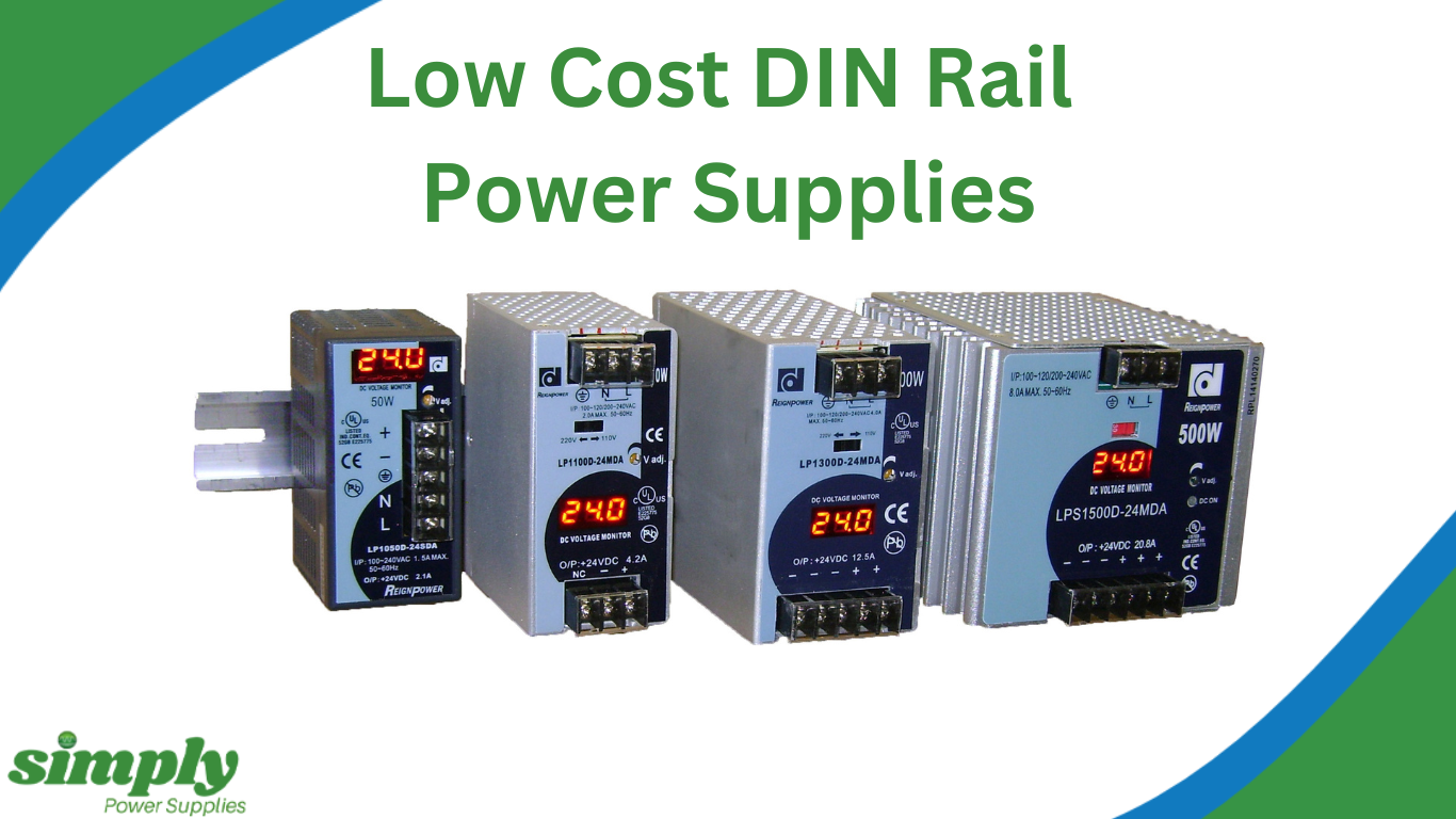 Header Image showing the LP range of DIN Rail Power Supplies 